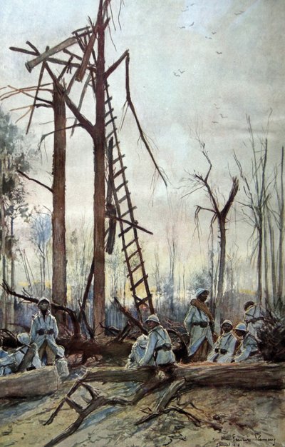 The Battle of the Somme, 1916 by Francois Flameng